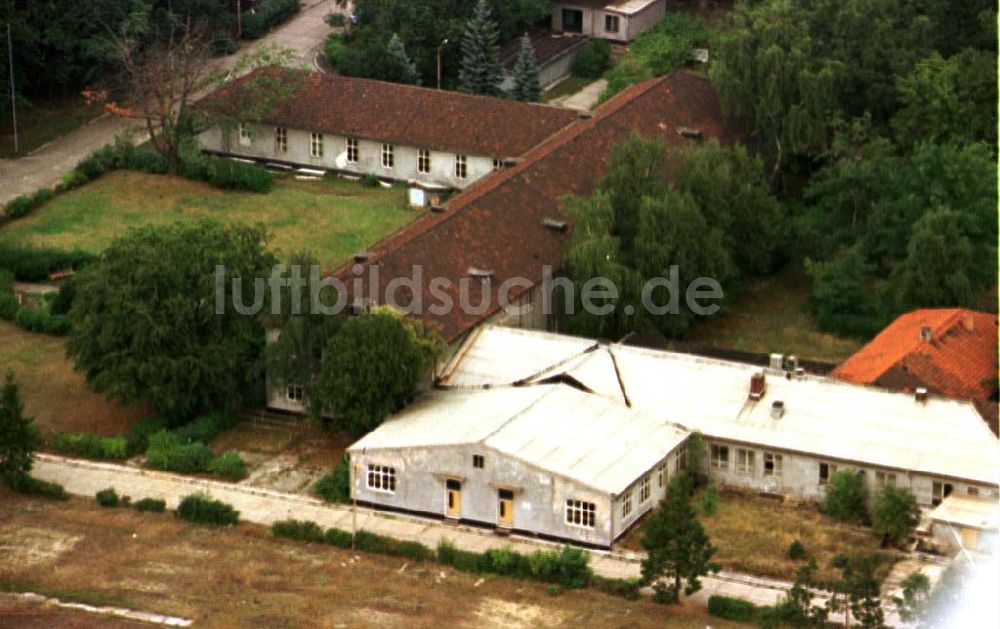 Rangsdorf aus der Vogelperspektive: ehemaliger russischer Helikopterflugplatz Rangsdorf