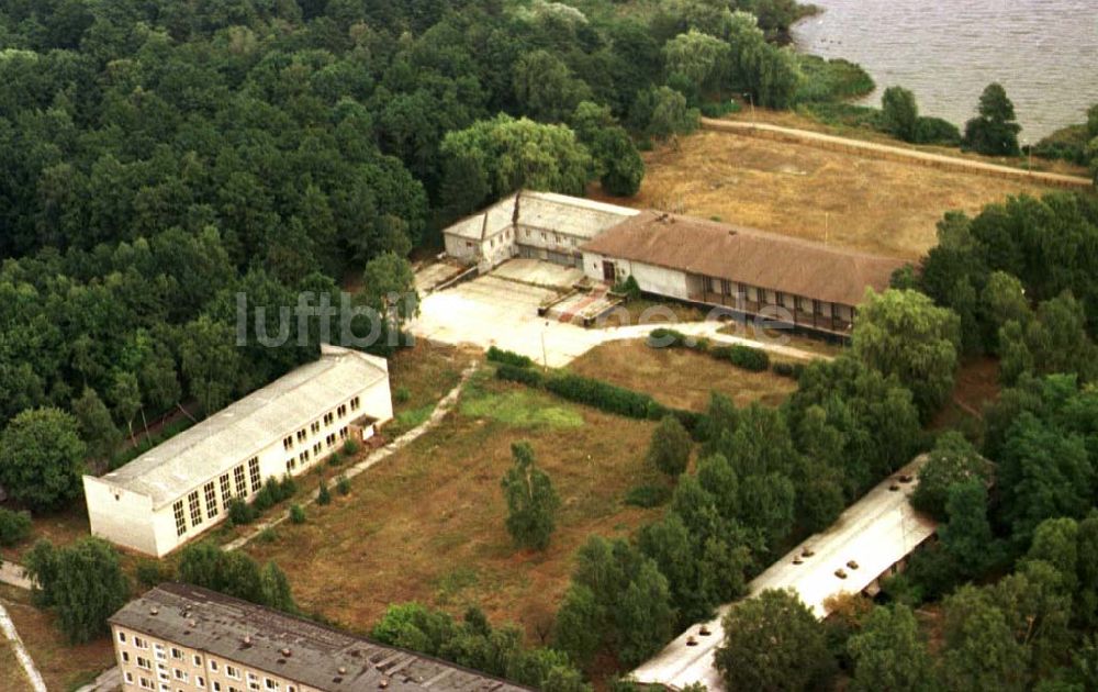 Luftbild Rangsdorf - ehemaliger russischer Helikopterflugplatz Rangsdorf