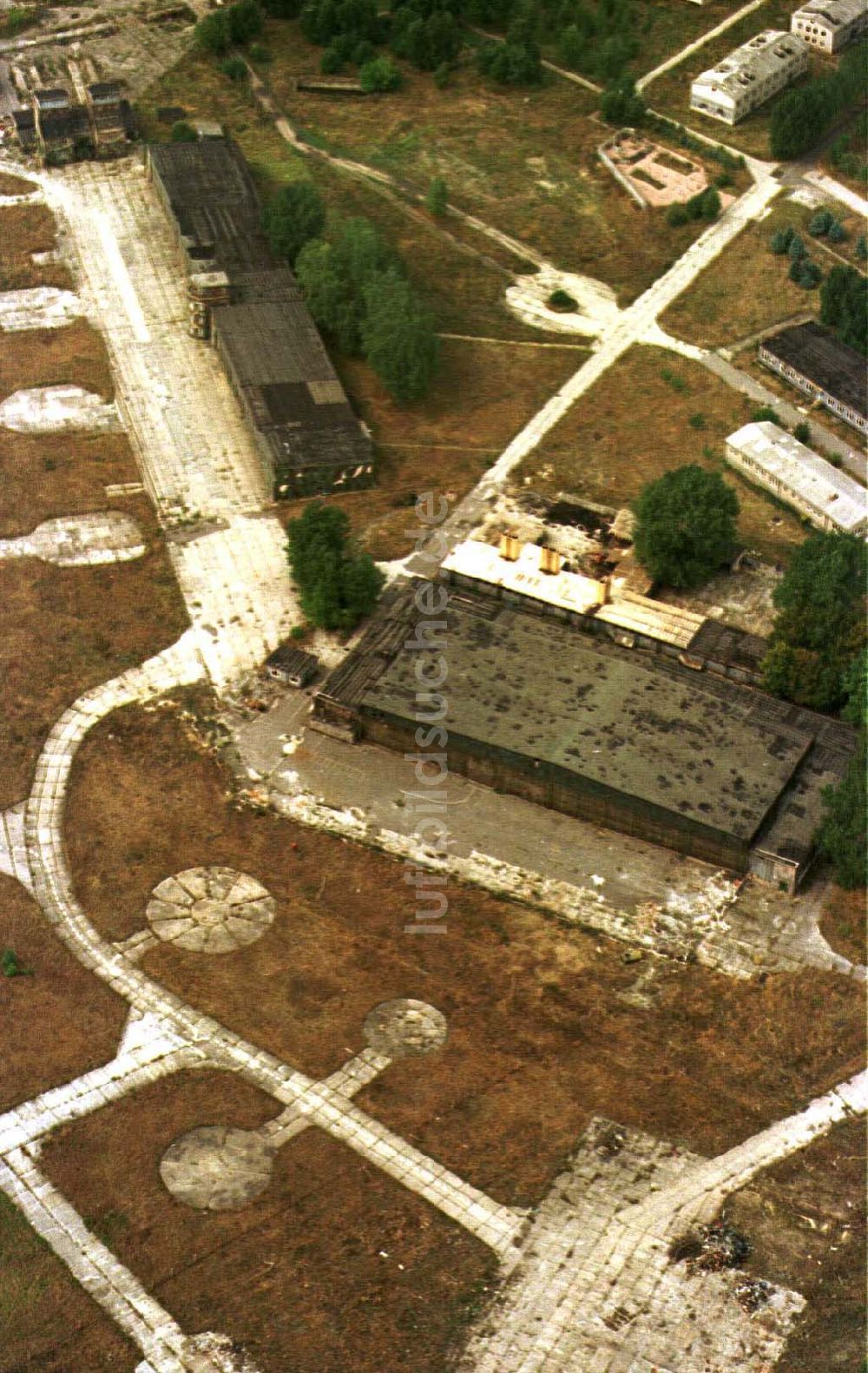 Rangsdorf aus der Vogelperspektive: ehemaliger russischer Helikopterflugplatz Rangsdorf