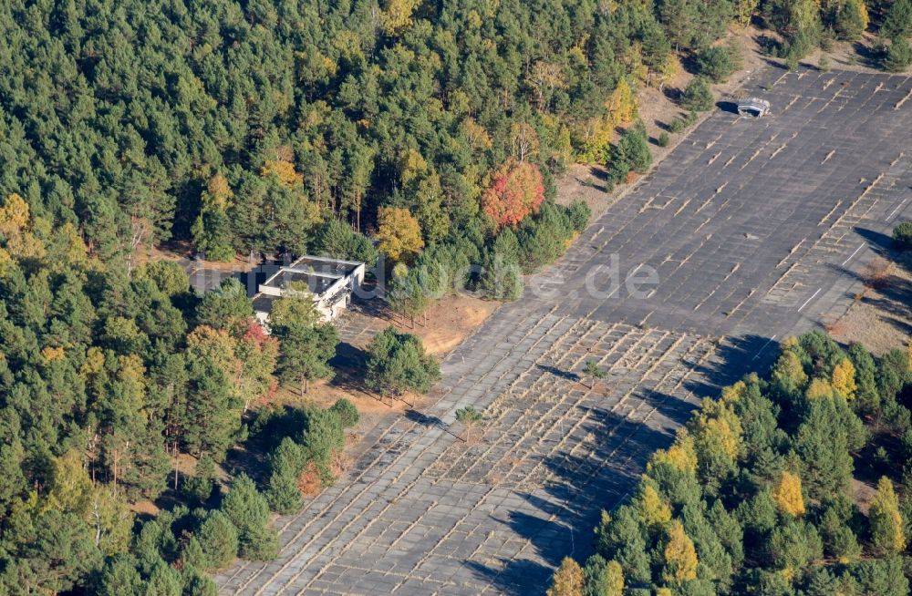 Nuthe-Urstromtal aus der Vogelperspektive: Ehemaliger sowjetischer Flugplatz Sperenberg in Nuthe-Urstromtal im Bundesland Brandenburg, Deutschland