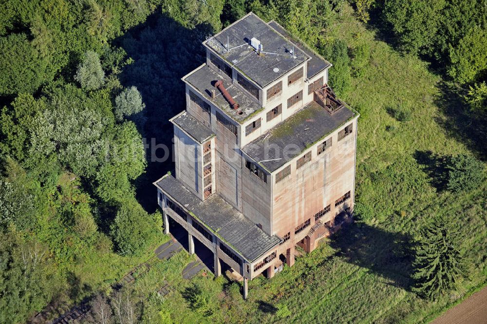 Dögerode von oben - Ehemaliger Verladebunker Dögerode