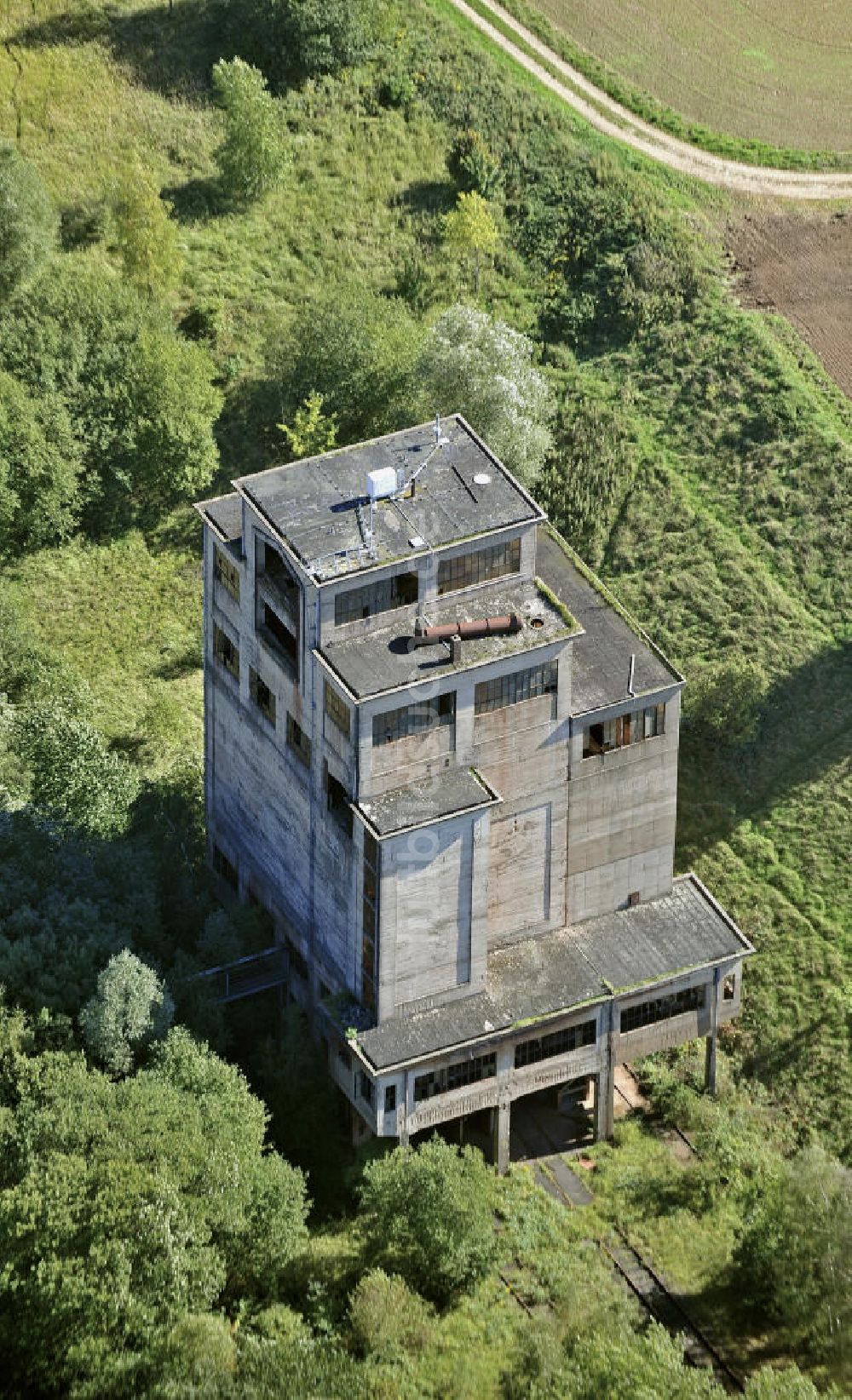 Luftbild Dögerode - Ehemaliger Verladebunker Dögerode