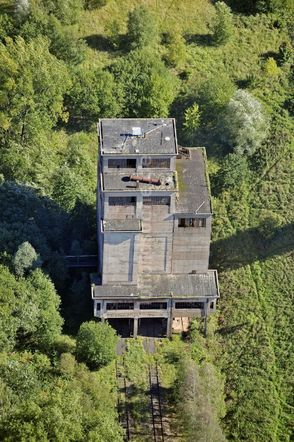 Luftaufnahme Dögerode - Ehemaliger Verladebunker Dögerode