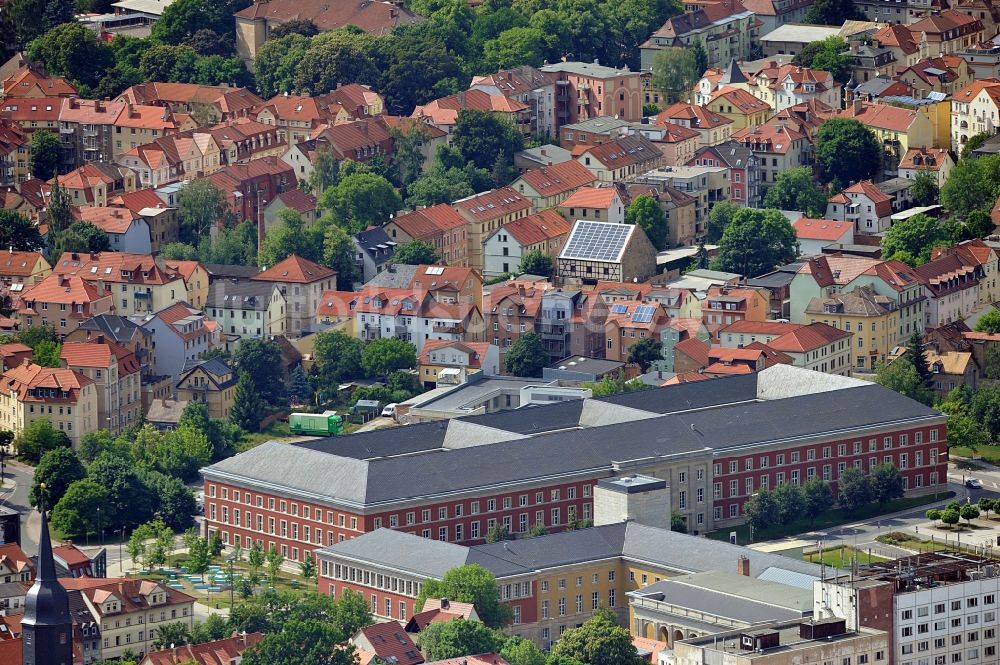 Luftbild Weimar - Ehemaliges Gauforum in Weimar in Thüringen