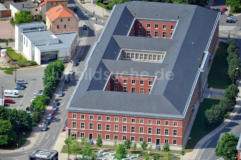 Luftbild Weimar - Ehemaliges Gauforum in Weimar in Thüringen