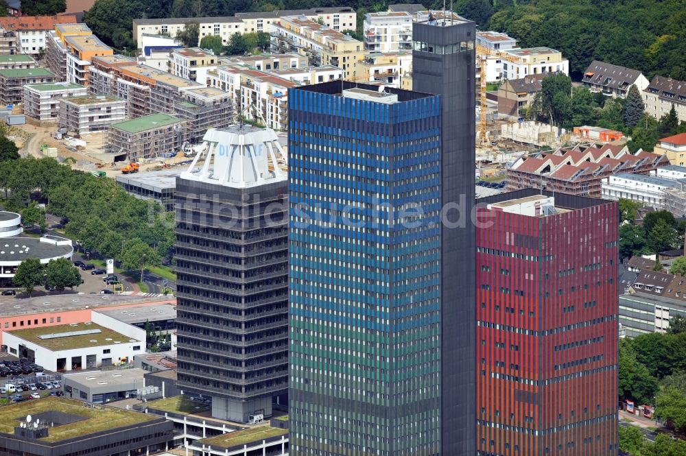 Köln von oben - Ehemaliges Gebäude der Deutschen Welle in Köln im Bundesland Nordrhein-Westfalen