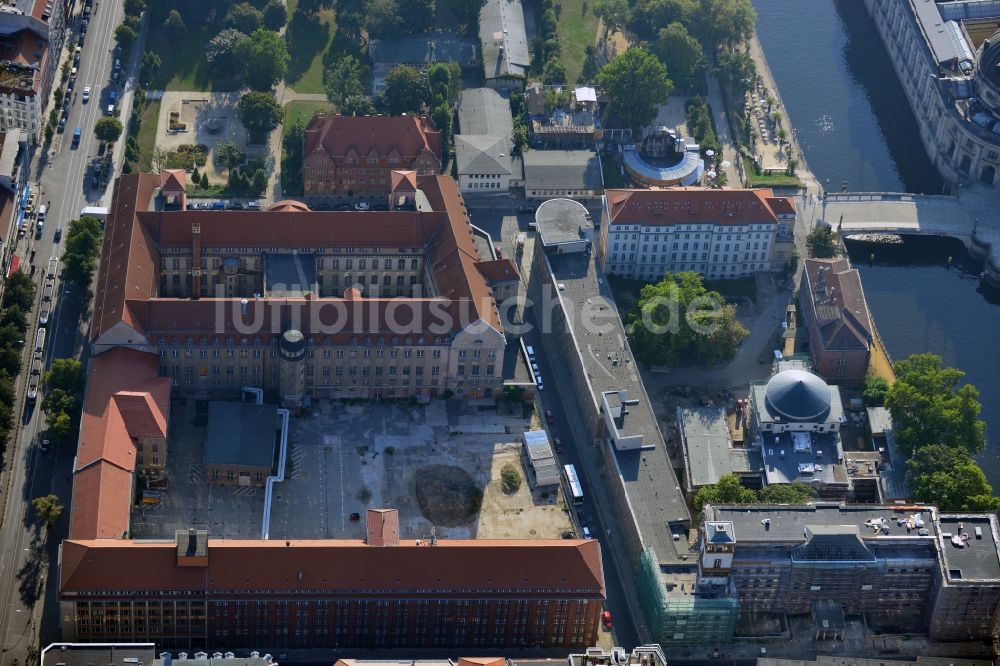 Luftbild Berlin - Ehemaliges Haupttelegrafenamt in der Oranienburger Straße im Berliner Ortsteil Mitte