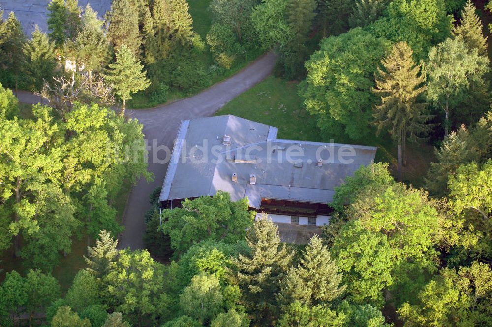 Luftaufnahme Joachimsthal - Ehemaliges Honecker-Jagdschloß Hubertusstock in der Schorfheide