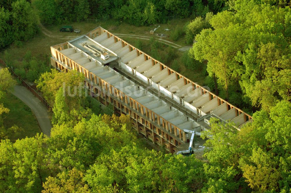 Luftaufnahme Joachimsthal - Ehemaliges Honecker-Jagdschloß Hubertusstock in der Schorfheide