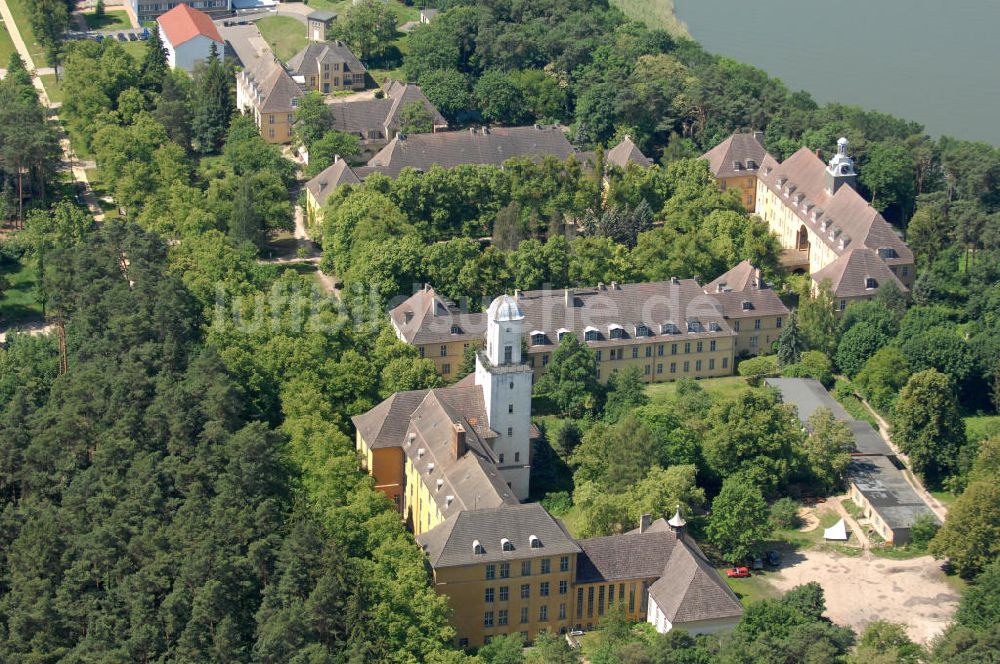 Templin aus der Vogelperspektive: Ehemaliges Joachimsthalsche Gymnasium / School in Templin