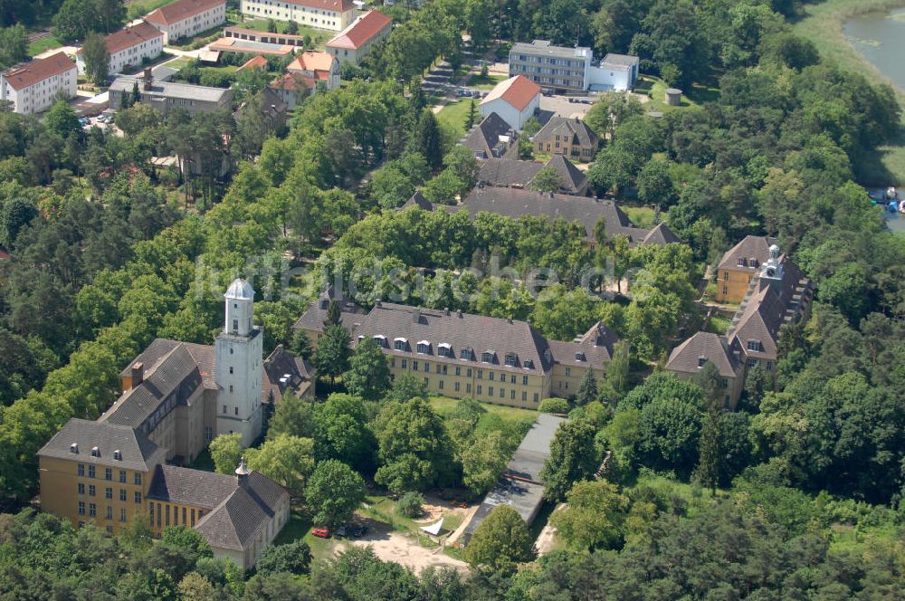 Luftaufnahme Templin - Ehemaliges Joachimsthalsche Gymnasium / School in Templin