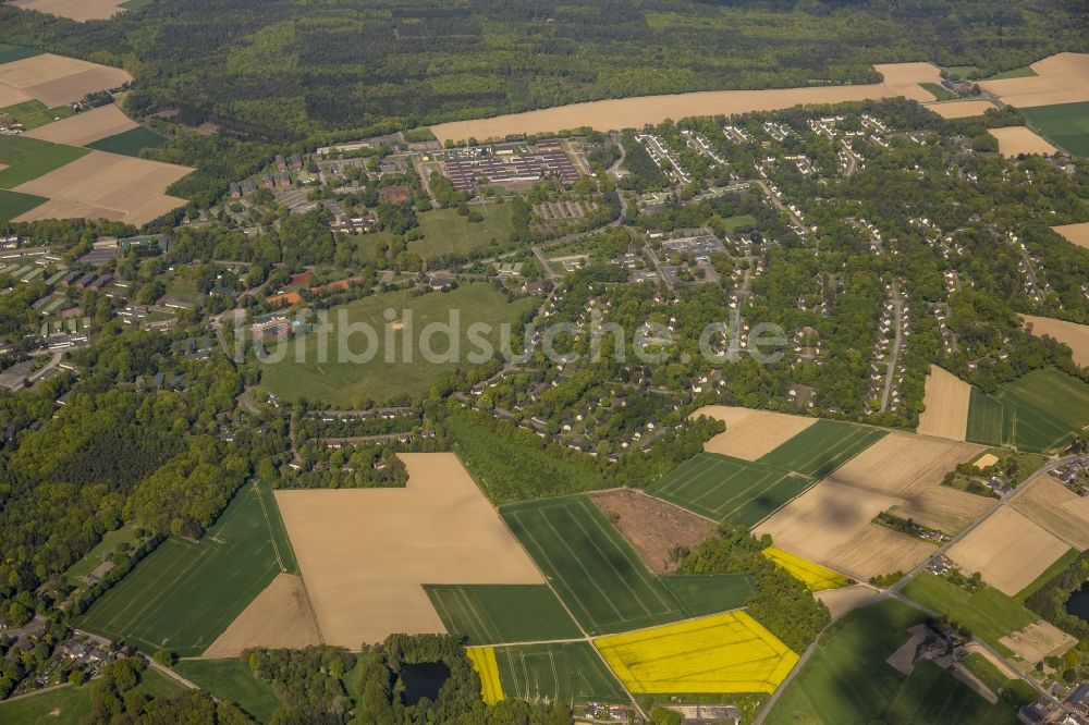 Luftbild Mönchengladbach - Ehemaliges Kasernengelände der Britischen Rheinarmee - JHQ-Gelände in Rheindahlen als Austragungsort von Rock am Ring in Mönchengladbach im Bundesland Nordrhein-Westfalen NRW