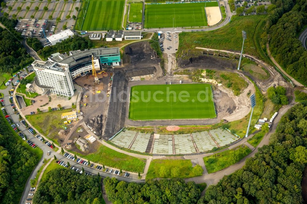 Luftbild Gelsenkirchen - Ehemaliges Parkstadion des Fußballclubs Schalke in Gelsenkirchen im Bundesland Nordrhein-Westfalen