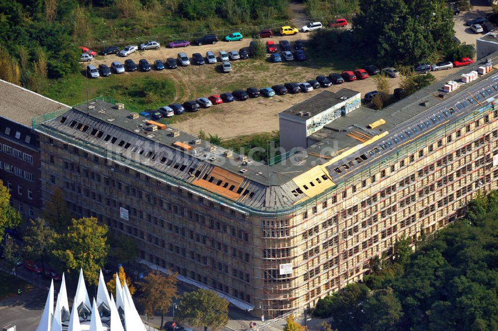 Luftaufnahme Berlin Kreuzberg - Ehemaliges Postamt Anhalter Bahnhof Berlin