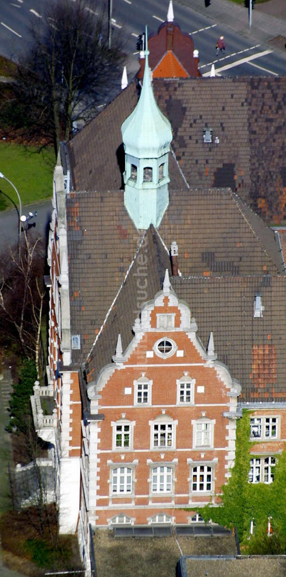 Herne aus der Vogelperspektive: Ehemaliges Rathaus Wanne-Eickel