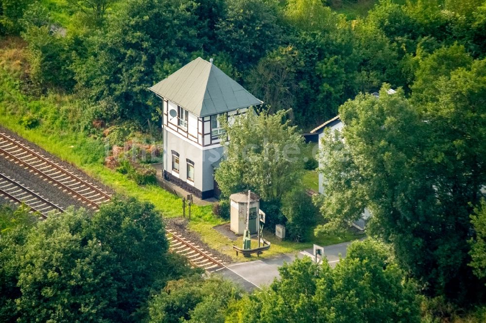 Luftbild Arnsberg - Ehemaliges Schrankenhaus in Arnsberg im Bundesland Nordrhein-Westfalen