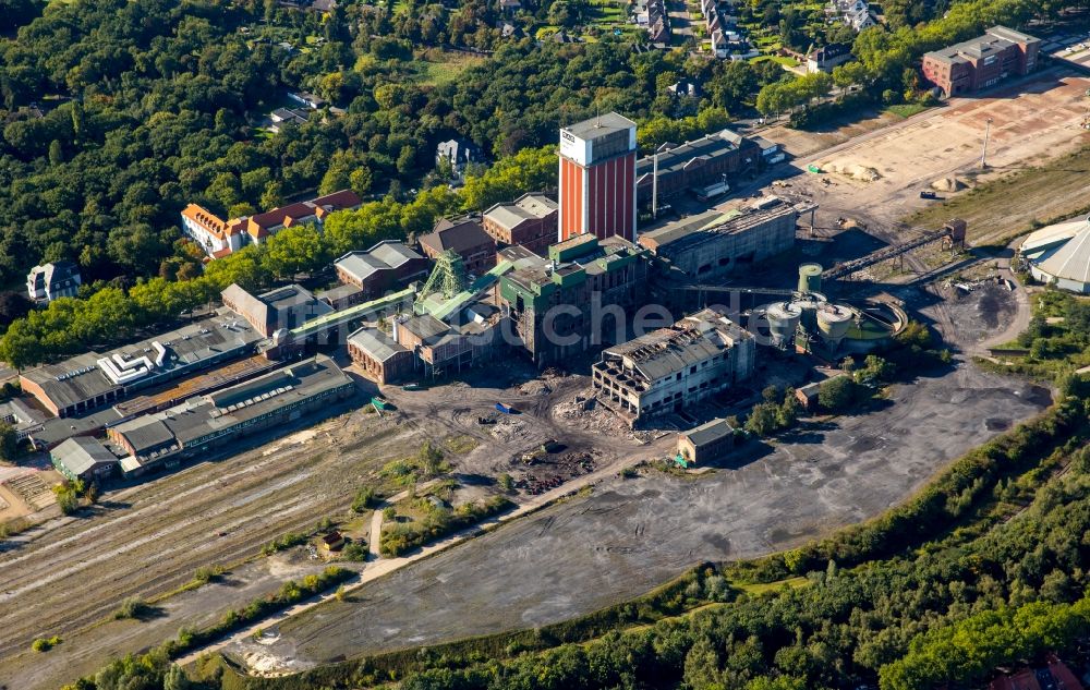 Luftbild Kamp-Lintfort - Ehemaliges Steinkohlenbergwerk Zeche Friedrich Heinrich in Kamp-Lintfort im Bundesland Nordrhein-Westfalen