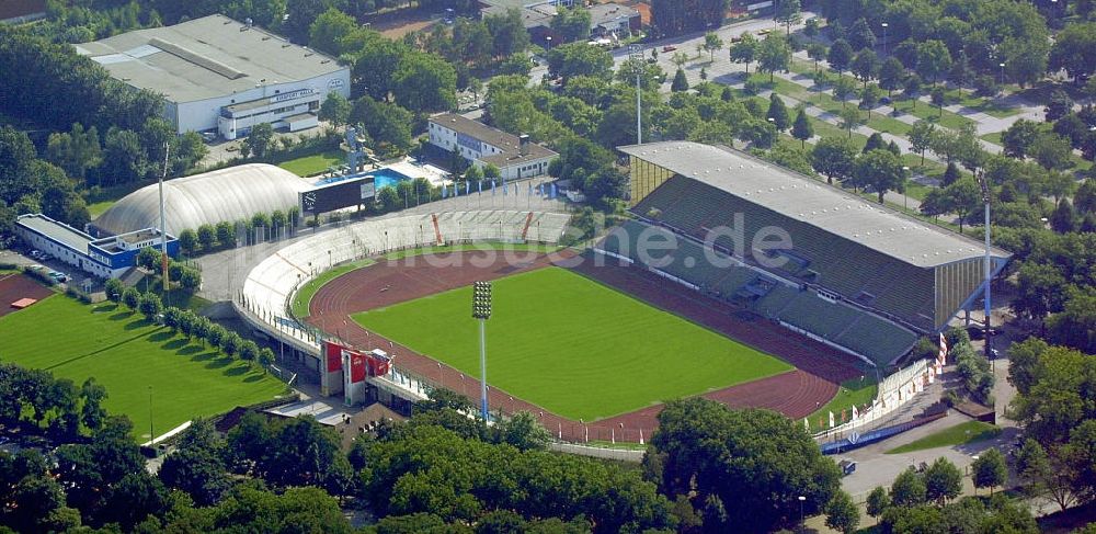 Luftaufnahme Duisburg - Ehemaliges Wedaustadion