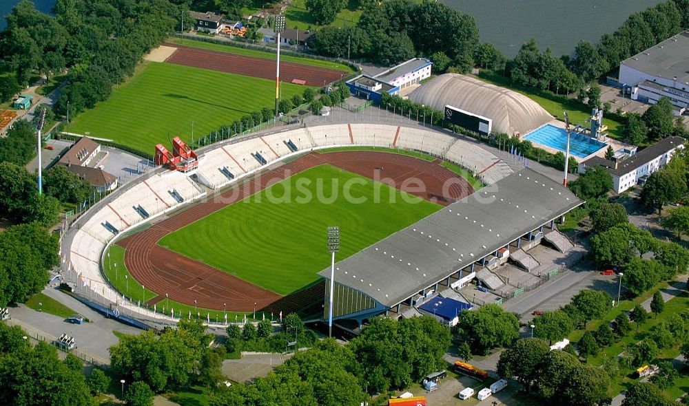 Duisburg von oben - Ehemaliges Wedaustadion