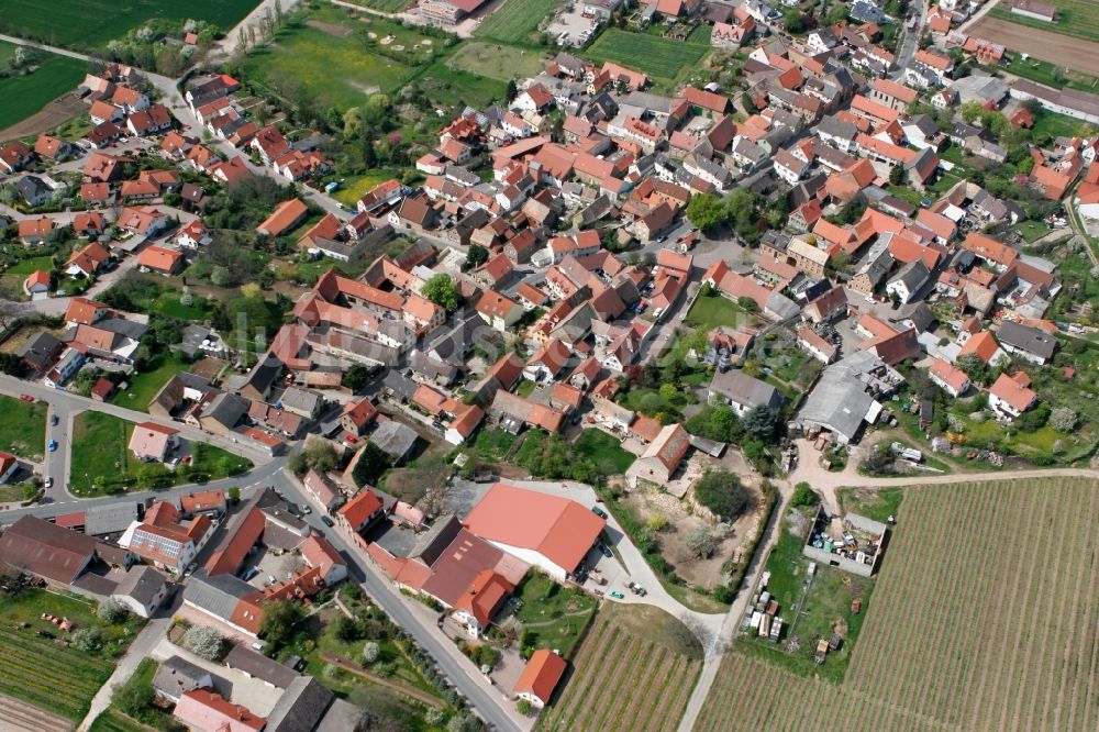 Luftbild Weinolsheim - Ein- und Mehrfamilienhäuser in Weinolsheim im Bundesland Rheinland-Pfalz