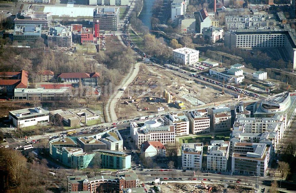 Luftbild Berlin-Tiergarten - Ein traditionelles Zentrum des historischen Berlins wird wieder zum Leben erweckt - die ehemalige „Untere Friedrichsvorstadt“