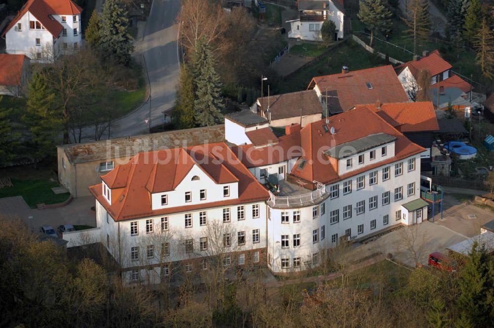 SANGERHAUSEN aus der Vogelperspektive: Ein Wohnhaus an der Bottchenbachstraße im Ortsteil Wippra von Sangerhausen