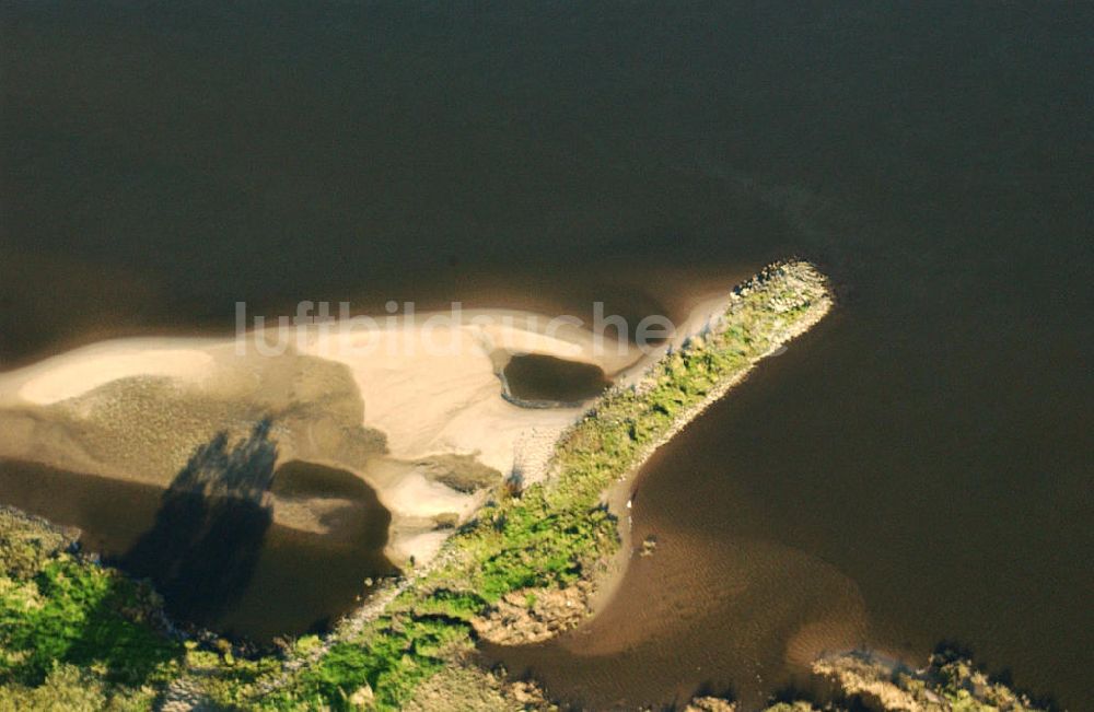 Luftbild Cumlosen - Eine Bohle der Elbe bei Wittenberge.