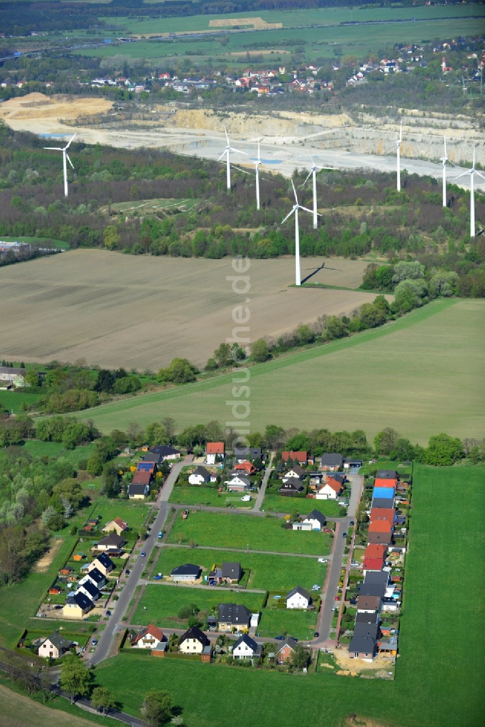 Luftaufnahme Rüdersdorf OT Alt-Rüdersdorf - Einfamilienhaus- Neubau Wohngebiet amHemmoor-Ring in Alt-Rüdersdorf, einem Ortsteil von Rüdersdorf im Bundesland Brandenburg