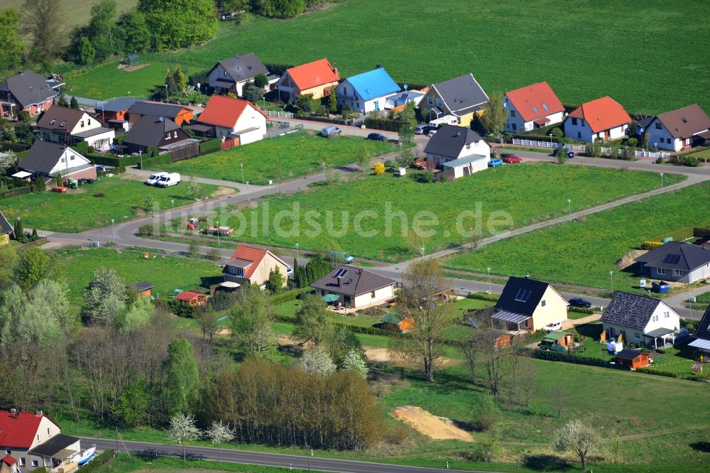 Luftaufnahme Rüdersdorf OT Alt-Rüdersdorf - Einfamilienhaus- Neubau Wohngebiet amHemmoor-Ring in Alt-Rüdersdorf, einem Ortsteil von Rüdersdorf im Bundesland Brandenburg