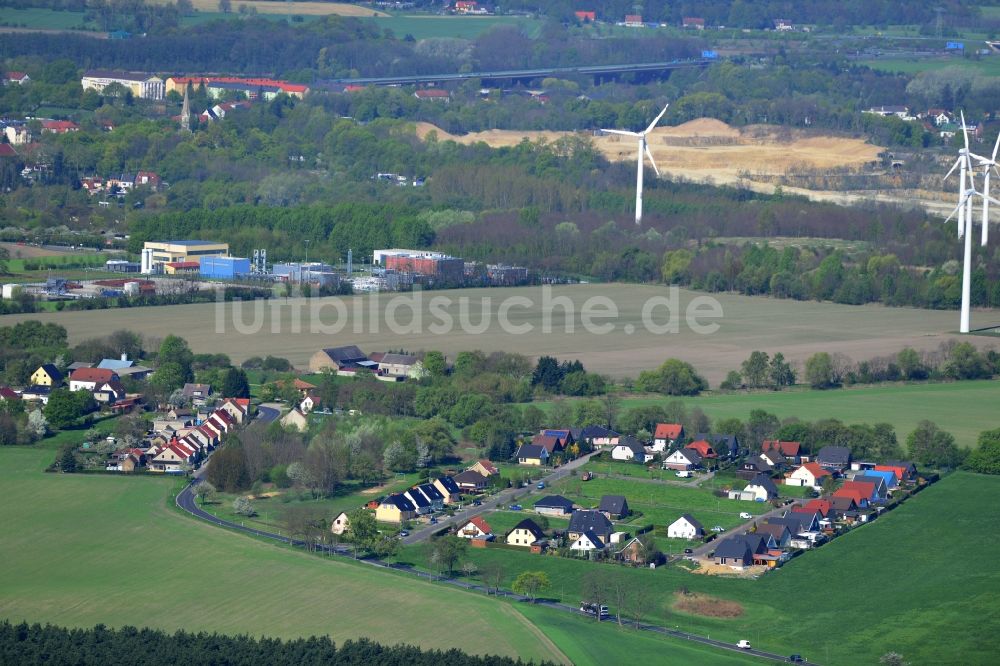 Luftaufnahme Rüdersdorf OT Alt-Rüdersdorf - Einfamilienhaus- Neubau Wohngebiet amHemmoor-Ring in Alt-Rüdersdorf, einem Ortsteil von Rüdersdorf im Bundesland Brandenburg