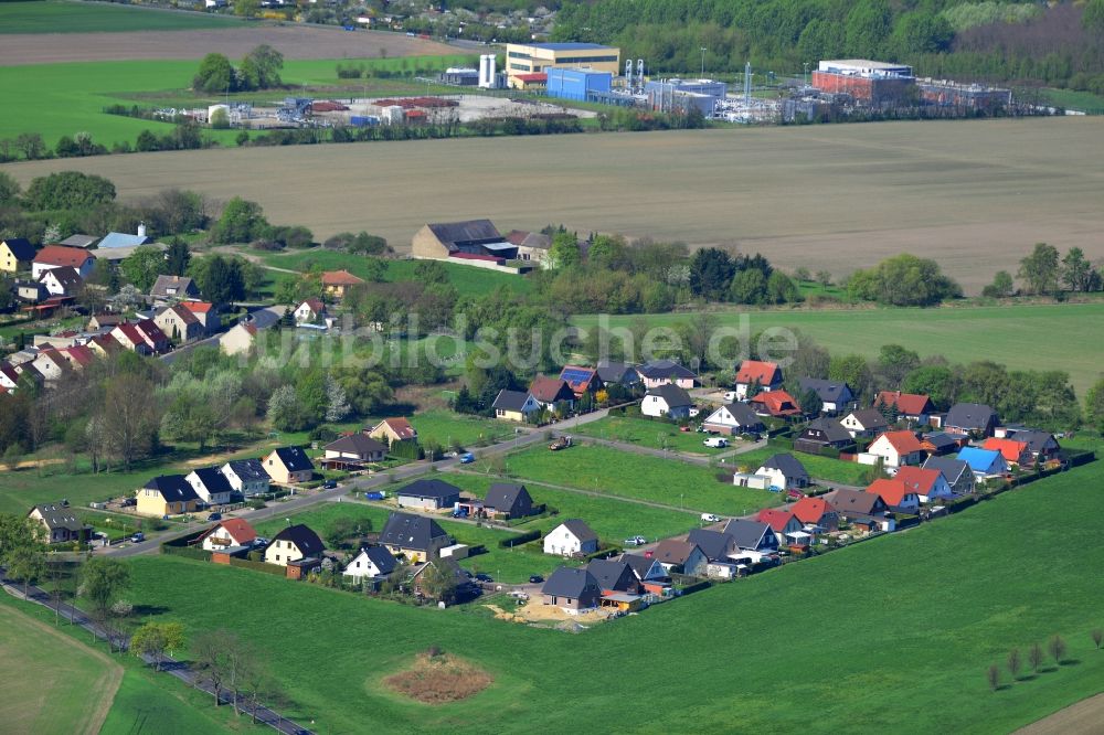 Luftbild Rüdersdorf OT Alt-Rüdersdorf - Einfamilienhaus- Neubau Wohngebiet amHemmoor-Ring in Alt-Rüdersdorf, einem Ortsteil von Rüdersdorf im Bundesland Brandenburg