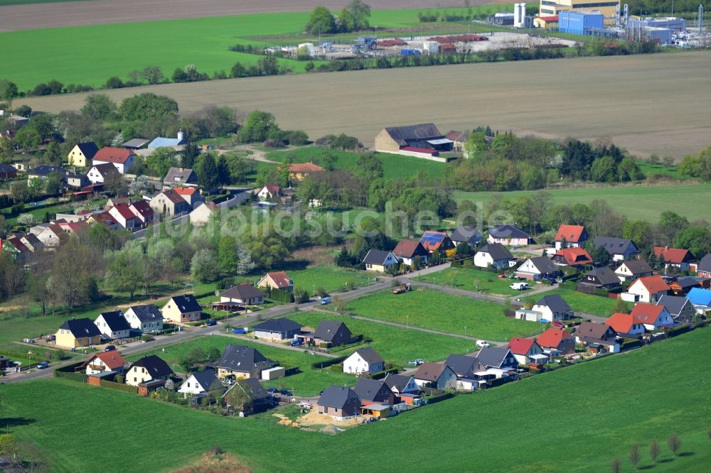 Luftaufnahme Rüdersdorf OT Alt-Rüdersdorf - Einfamilienhaus- Neubau Wohngebiet amHemmoor-Ring in Alt-Rüdersdorf, einem Ortsteil von Rüdersdorf im Bundesland Brandenburg