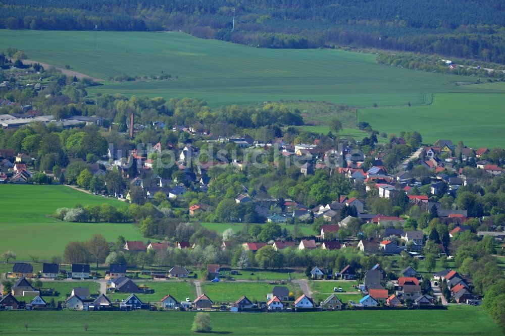 Rüdersdorf OT Alt-Rüdersdorf aus der Vogelperspektive: Einfamilienhaus- Neubau Wohngebiet amHemmoor-Ring in Alt-Rüdersdorf, einem Ortsteil von Rüdersdorf im Bundesland Brandenburg