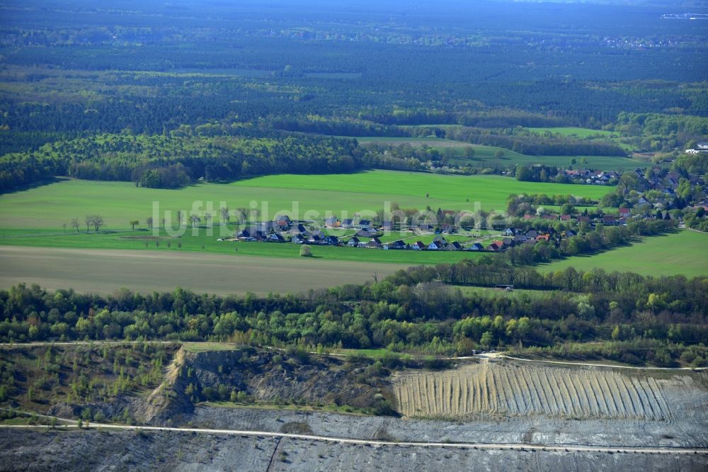 Luftbild Rüdersdorf OT Alt-Rüdersdorf - Einfamilienhaus- Neubau Wohngebiet amHemmoor-Ring in Alt-Rüdersdorf, einem Ortsteil von Rüdersdorf im Bundesland Brandenburg