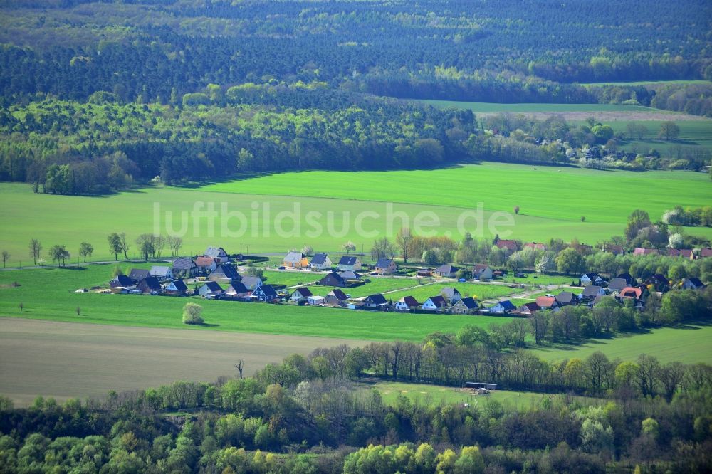 Rüdersdorf OT Alt-Rüdersdorf von oben - Einfamilienhaus- Neubau Wohngebiet amHemmoor-Ring in Alt-Rüdersdorf, einem Ortsteil von Rüdersdorf im Bundesland Brandenburg