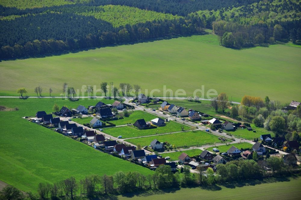 Luftbild Rüdersdorf OT Alt-Rüdersdorf - Einfamilienhaus- Neubau Wohngebiet amHemmoor-Ring in Alt-Rüdersdorf, einem Ortsteil von Rüdersdorf im Bundesland Brandenburg