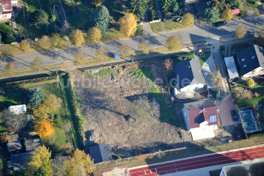 Luftaufnahme Berlin - Einfamilienhaus- Siedlung in Berlin-Kaulsdorf