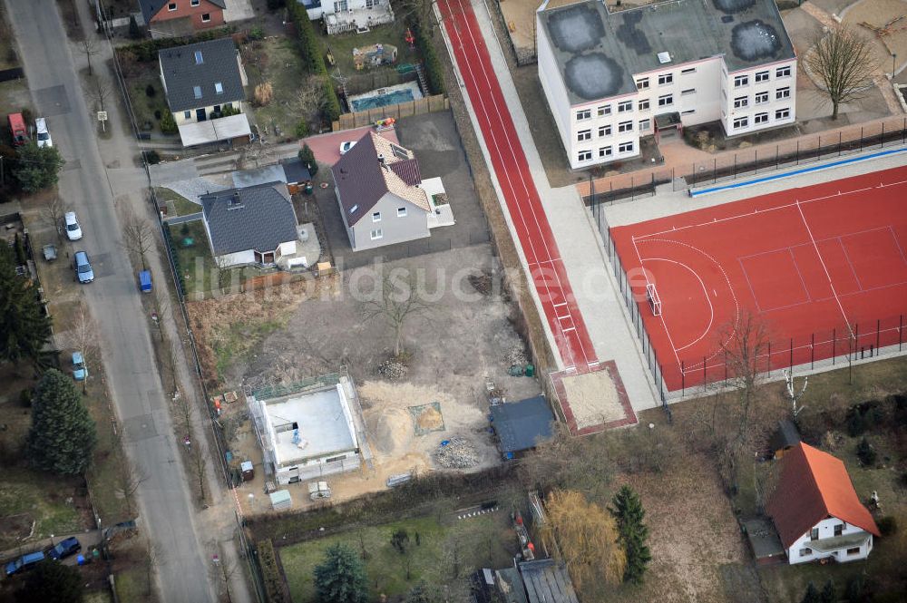 Luftaufnahme Berlin Kaulsdorf - Einfamilienhaus- Siedlung in Berlin-Kaulsdorf