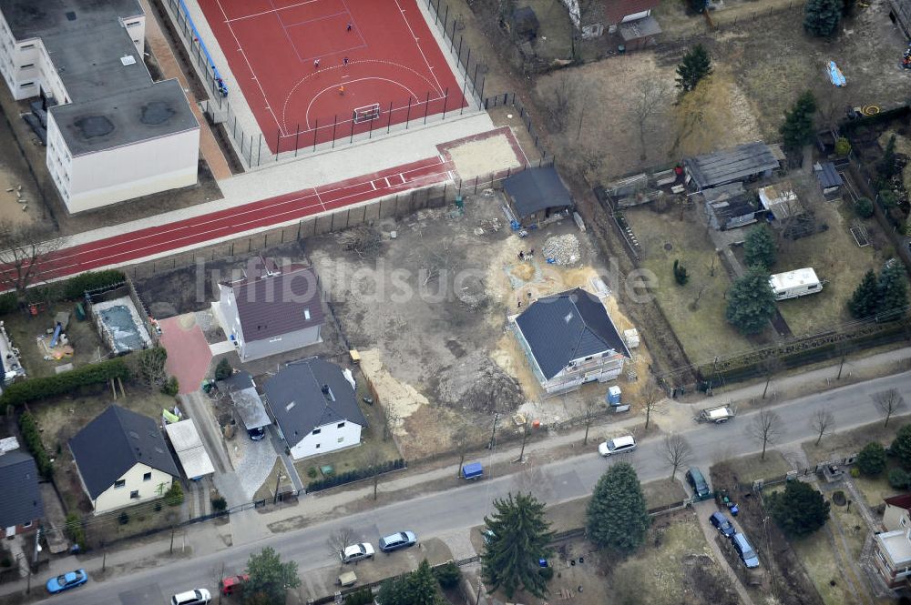 Berlin Kaulsdorf von oben - Einfamilienhaus- Siedlung in Berlin-Kaulsdorf