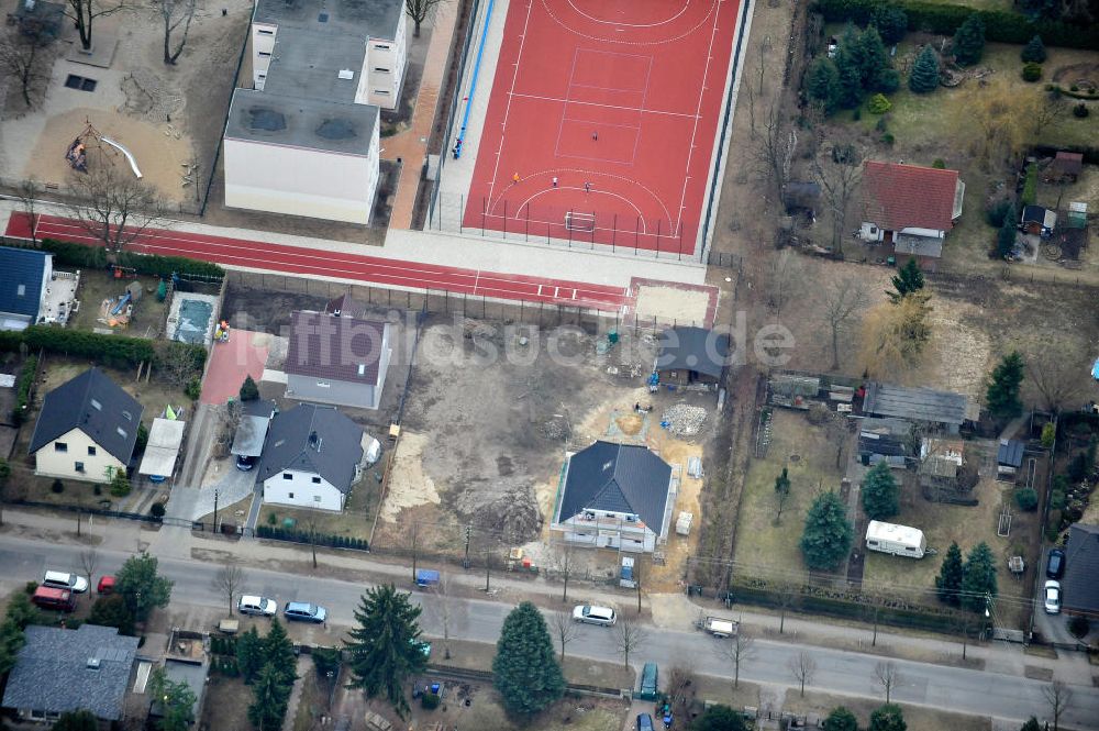 Luftbild Berlin Kaulsdorf - Einfamilienhaus- Siedlung in Berlin-Kaulsdorf