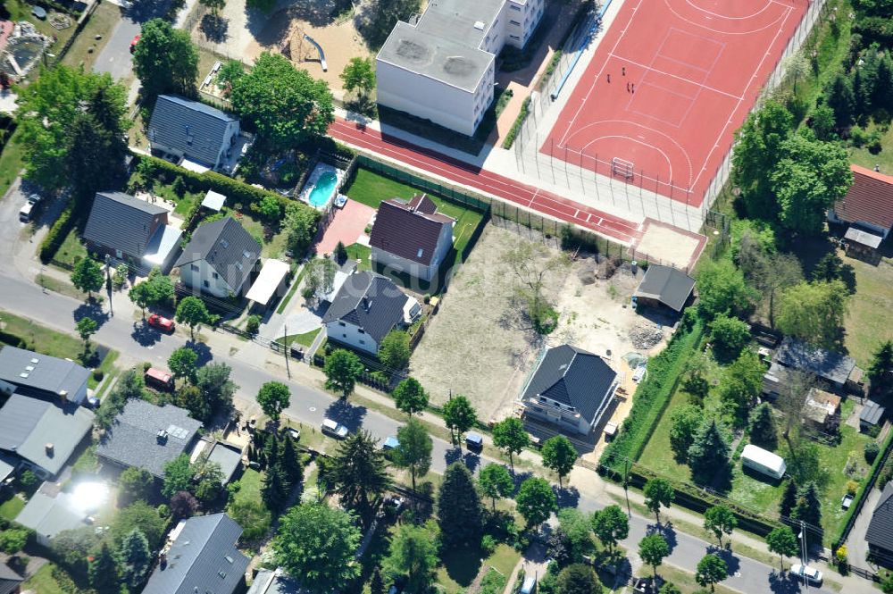 Berlin Kaulsdorf aus der Vogelperspektive: Einfamilienhaus- Siedlung in Berlin-Kaulsdorf