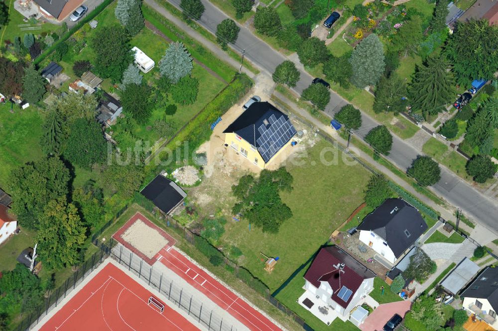 Berlin Kaulsdorf von oben - Einfamilienhaus- Siedlung in Berlin-Kaulsdorf