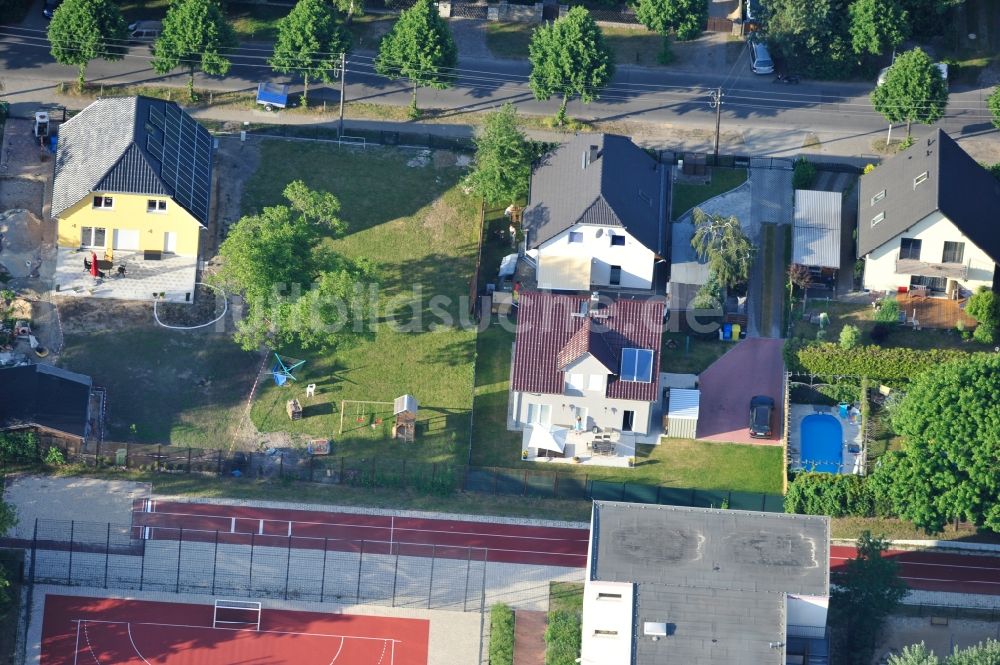 Luftaufnahme Berlin Kaulsdorf - Einfamilienhaus- Siedlung in Berlin-Kaulsdorf