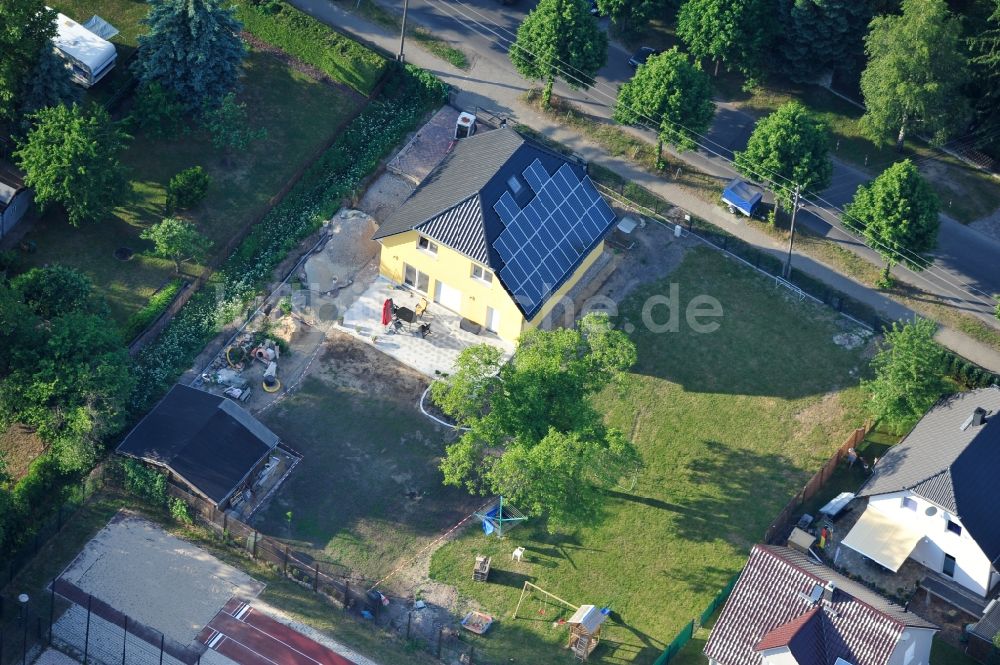 Luftbild Berlin Kaulsdorf - Einfamilienhaus- Siedlung in Berlin-Kaulsdorf