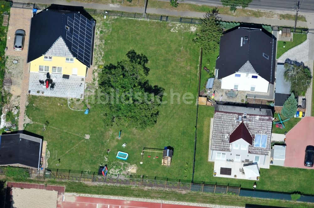 Berlin Kaulsdorf von oben - Einfamilienhaus- Siedlung in Berlin-Kaulsdorf