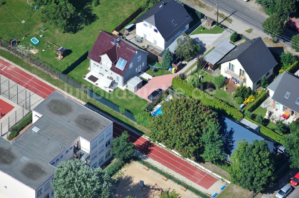 Berlin Kaulsdorf von oben - Einfamilienhaus- Siedlung in Berlin-Kaulsdorf