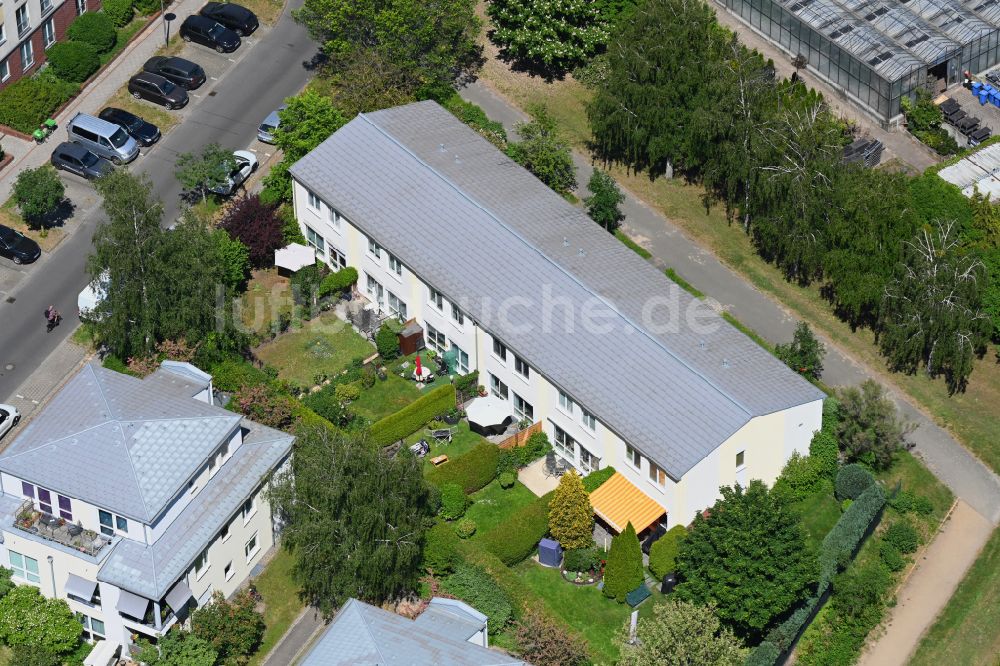Luftbild Berlin - Einfamilienhäuser als Reihenhaussiedlung in Berlin, Deutschland
