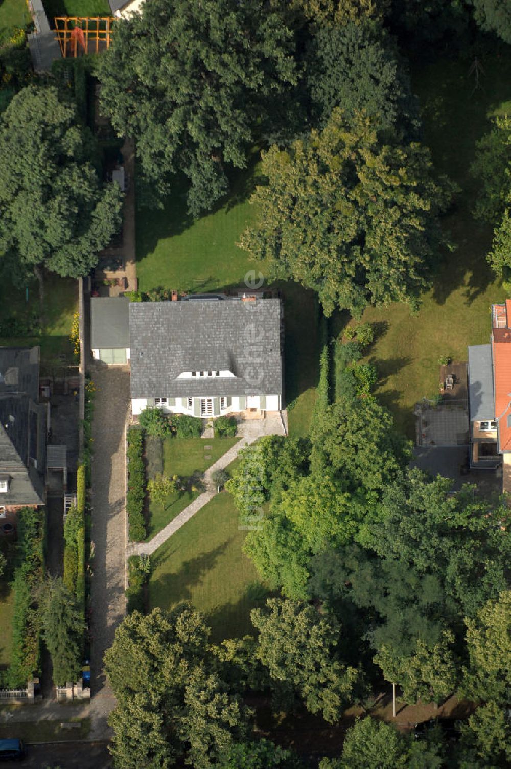 Luftbild Potsdam - Einfamilienhäuser in Potsdam-Babelsberg