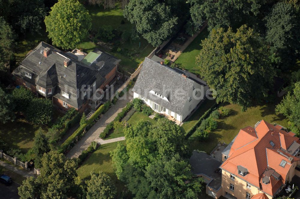 Luftaufnahme Potsdam - Einfamilienhäuser in Potsdam-Babelsberg