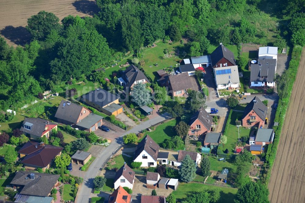 Luftaufnahme Steinburg OT Sprenge - Einfamilienhäuser in Steinburg OT Sprenge im Bundesland Schleswig-Holstein